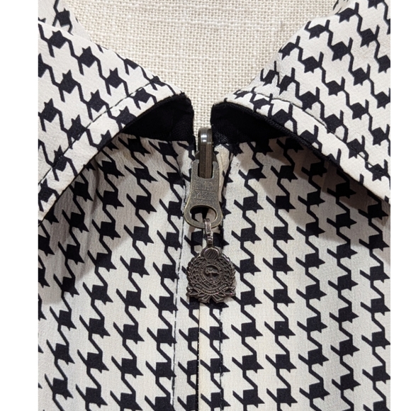 VTG One Hundred % Bijan! Cashmere & Silk Reversible Short Jacket w/ Leather Trim - Picture 6 of 16